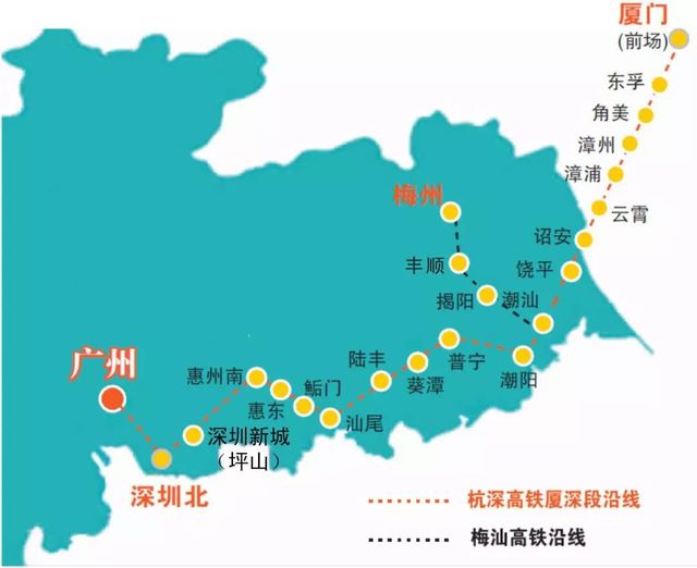 梅州开通新高铁路线,广州梅县高铁1.5小时通车