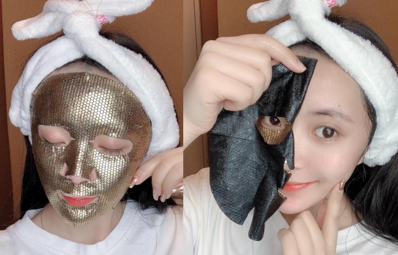 陈乔恩金箔面膜,陈乔恩皮肤真好