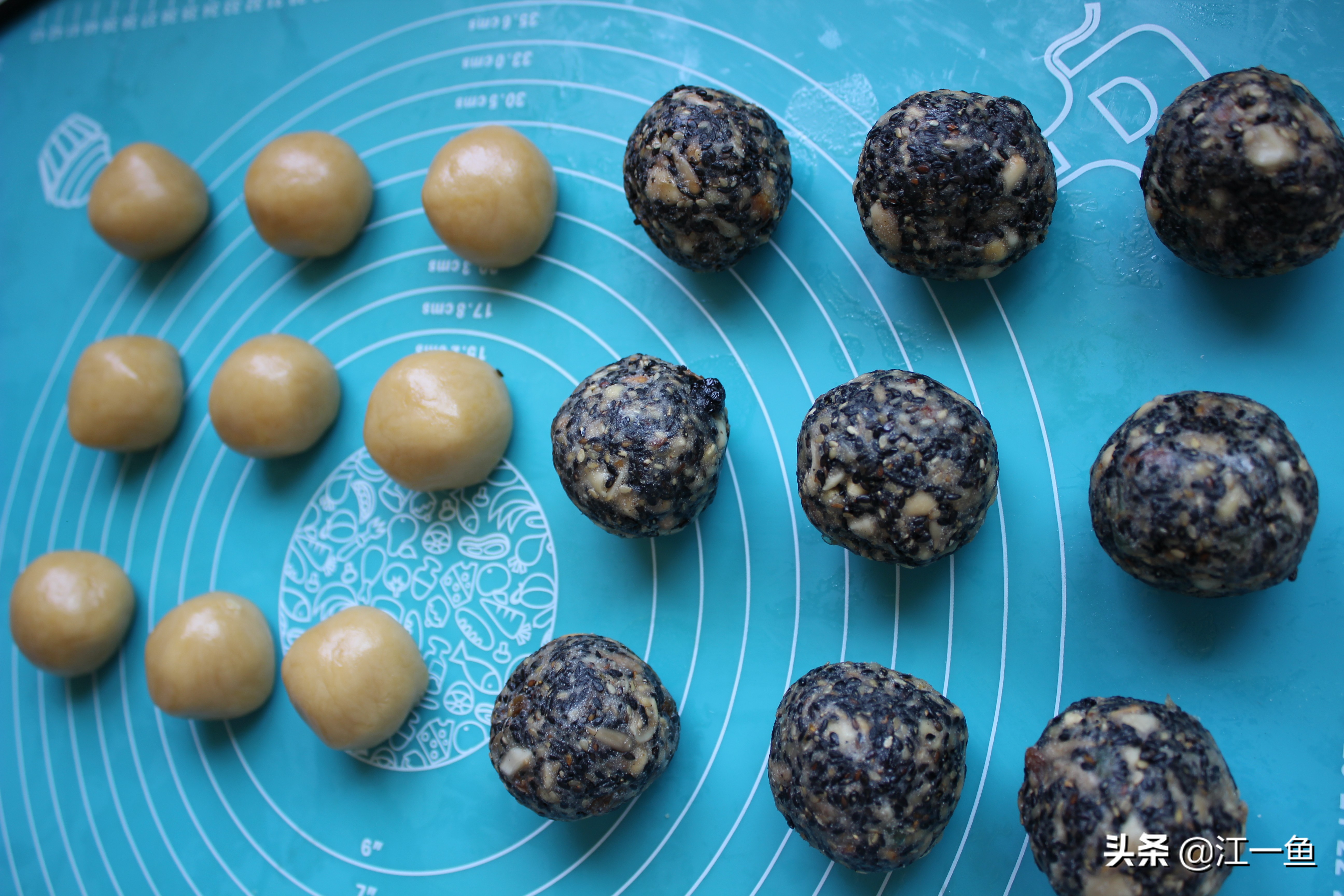 传统香酥脆皮五仁月饼的制作,正宗广式五仁月饼馅料配方和制作