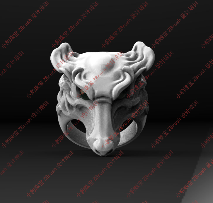 2023zbrush戒指基础教学,小豹珠宝zbrush设计教学