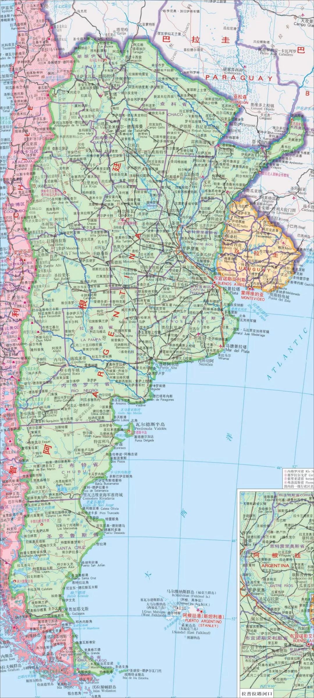 阿根廷共和国的历史,阿根廷共和国领土面积