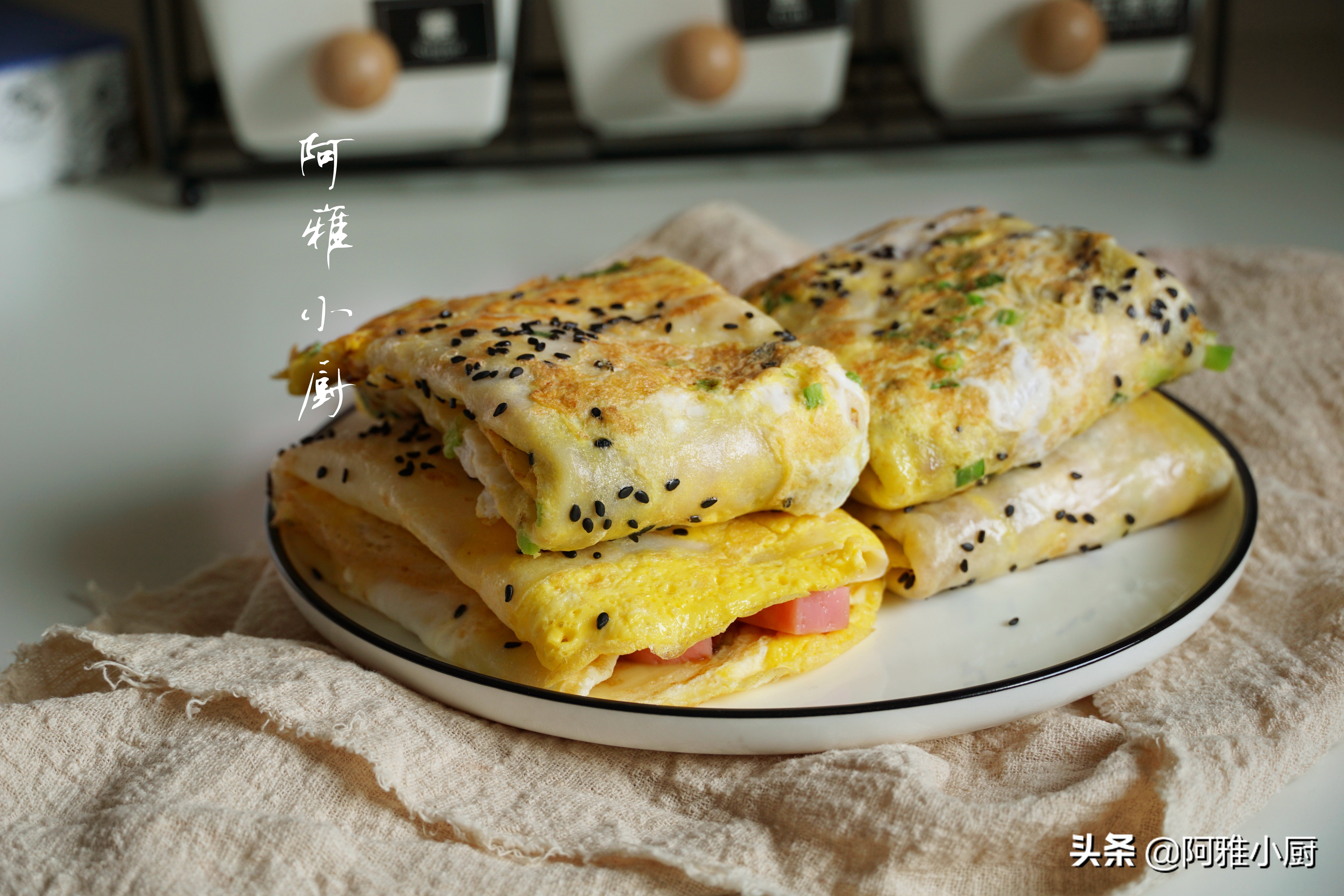 早餐不出门,10分钟吃上自制煎饼果子,老公吃了连连称赞,超简单