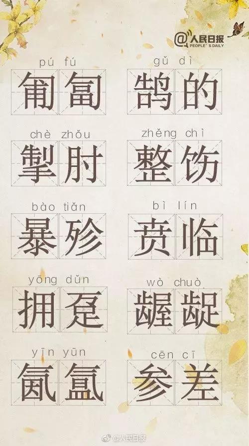 常遇到但却不认识的字词总结，收藏学习扩大词汇量，再遇到不尴尬