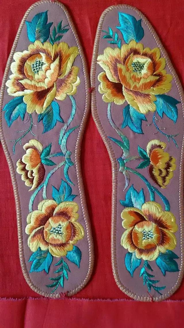 好看的刺绣鞋垫图案大全,刺绣鞋垫100种图片