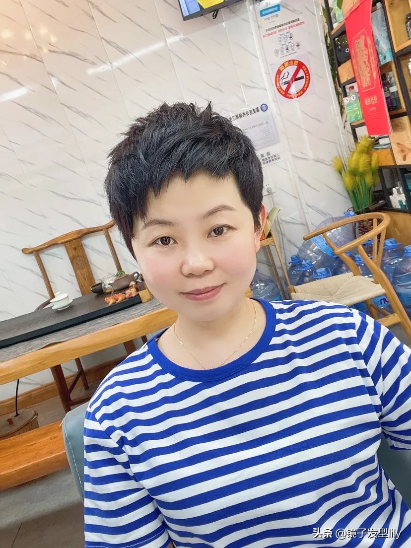 超适合女生夏天剪的几款超短发,女夏季气质扎发