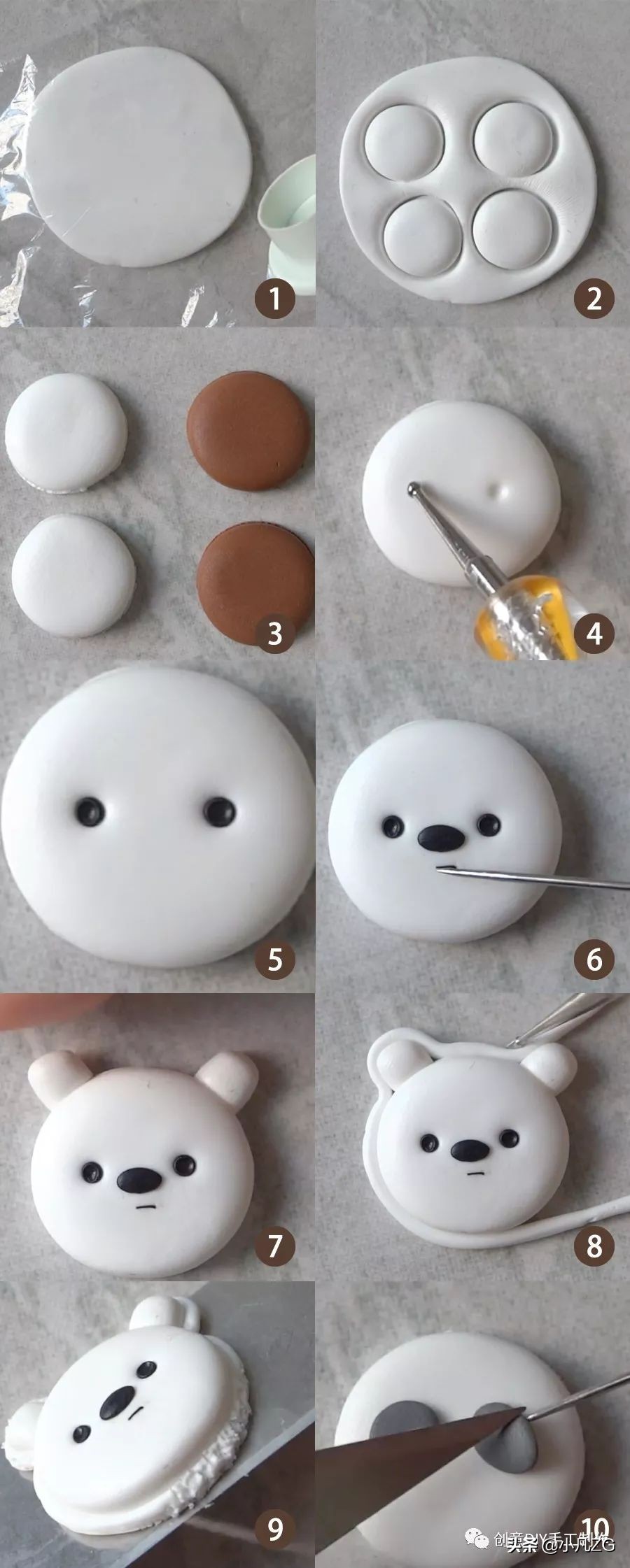 马卡龙造型教程,马卡龙简单又漂亮