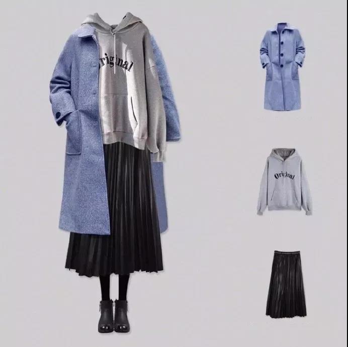 2020年裤子过时了，最美“外套+裙子”搭配，过年回家穿美翻了