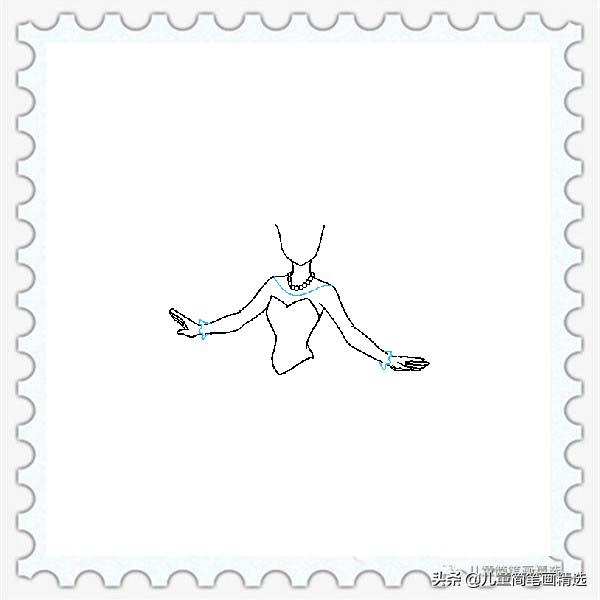 儿童简笔画美丽的公主简单又漂亮,儿童简笔画简单又好看的公主