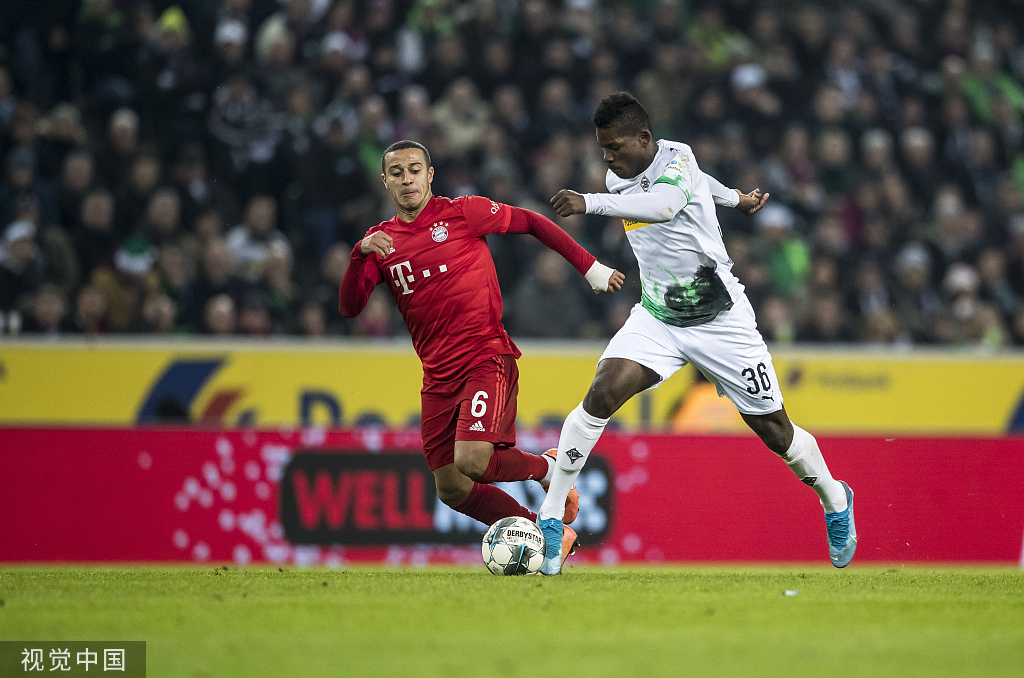 拜仁残阵战门兴,拜仁0比5惨败门兴首发