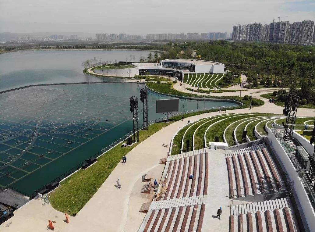 如梦晋阳水上秀,如梦晋阳湖水上演艺