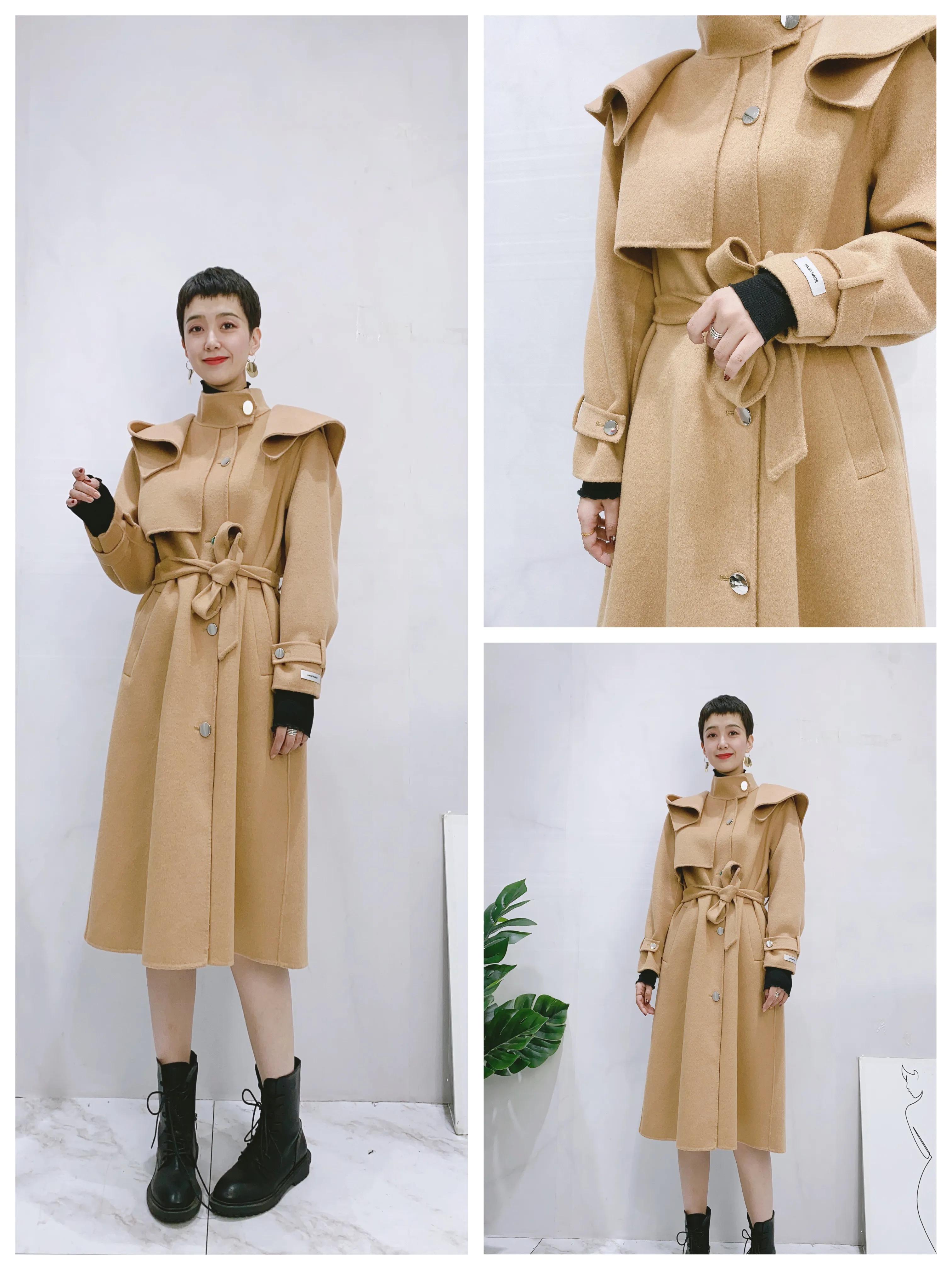 可拆卸领羊毛大衣，让你的秋冬更添时尚！