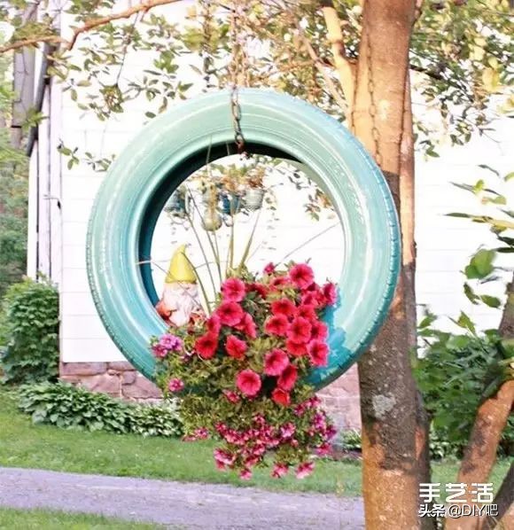 废旧轮胎怎么做废物利用,废旧轮胎废物利用小制作