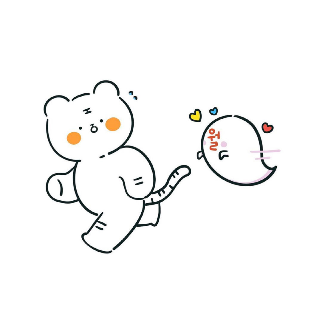 勇敢老虎卡通头像,老虎卡通微信头像