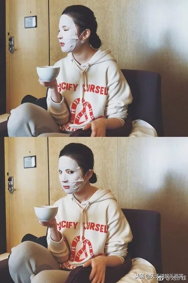 热巴敷面膜好吗,明星敷面膜大比拼