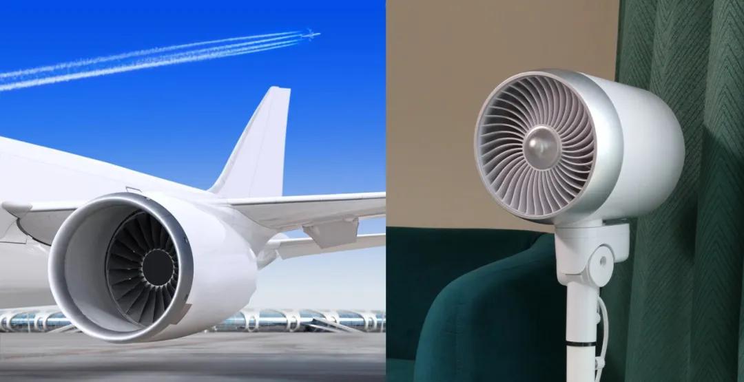 有个德国公司,把飞机引擎做成空气循环扇,全屋灌满自然风