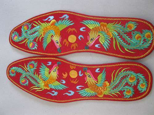 刺绣鞋垫花样各种图案,鞋垫美术花样图案大全