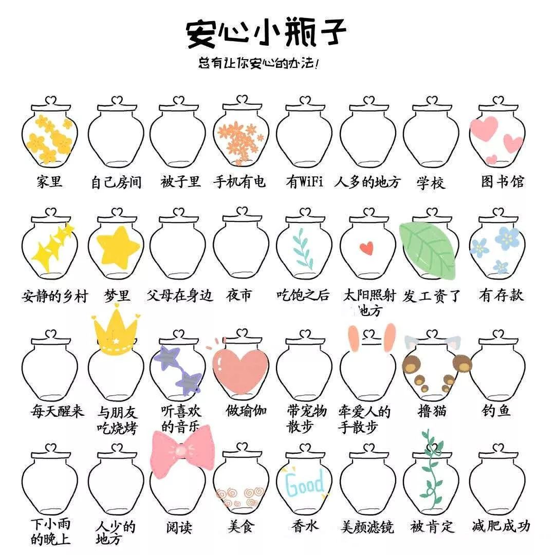 超火的小瓶子涂鸦原图,涂鸦小瓶子颜值原图