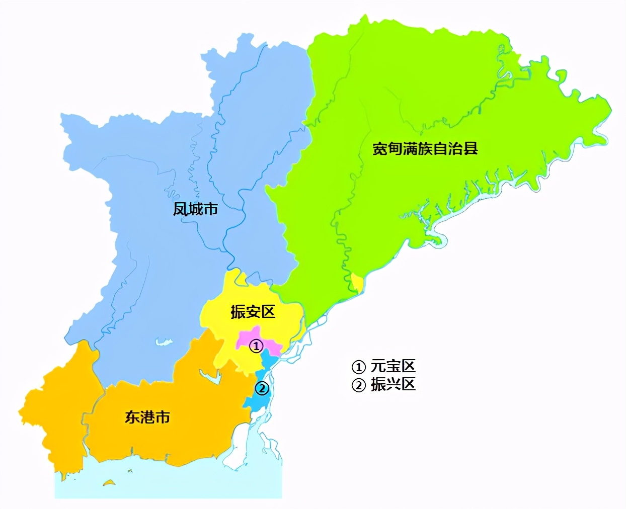 全国带“东、西、南、北、中”方位词的城市，看看有你家乡吗？