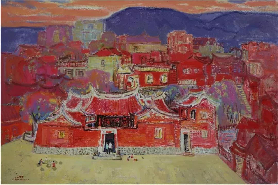 画笔寄乡思|潮起晋江——张及时油画艺术展在晋江开幕