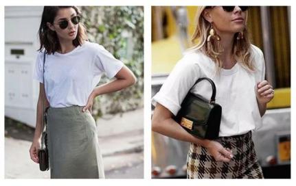 白t夏天必备单品,夏季白t必备