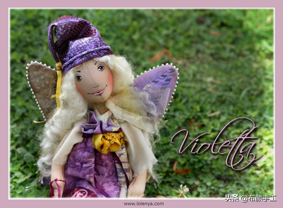 OlgaAbakumova的布艺娃娃,魔法花园里小花仙