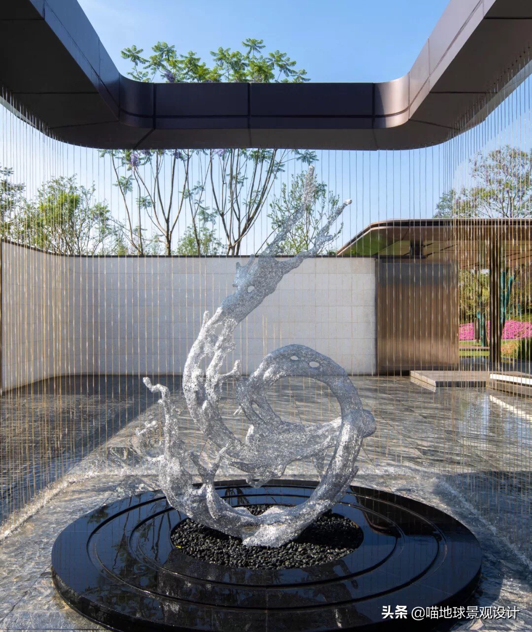 庭院景观设计60平,景观庭院设计大型造景