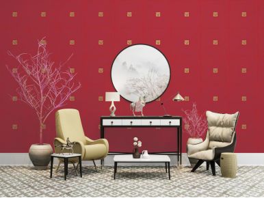 高级灰纯色壁布效果图,墙布壁纸知识