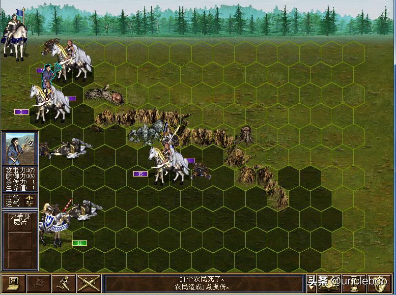 英雄无敌3打比蒙的图,英雄无敌3死亡阴影与深渊号角