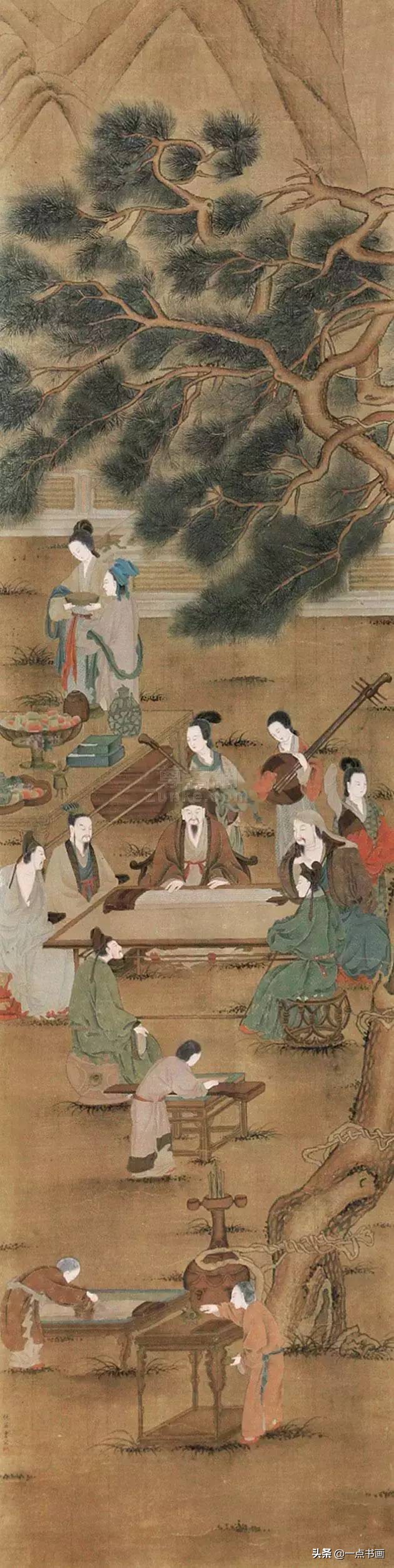 明仇英拍卖60亿的作品,明仇英桃源仙境图临摹