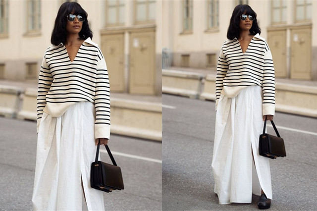 横条纹衫怎么搭配,横条纹衫适合什么女人穿