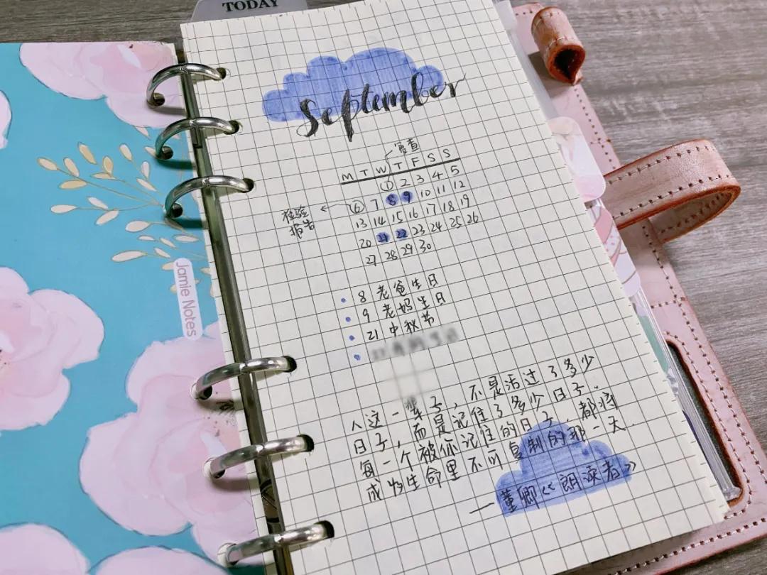 买了新本子不想做手帐怎么写,买了手帐本可是不知道写什么呢