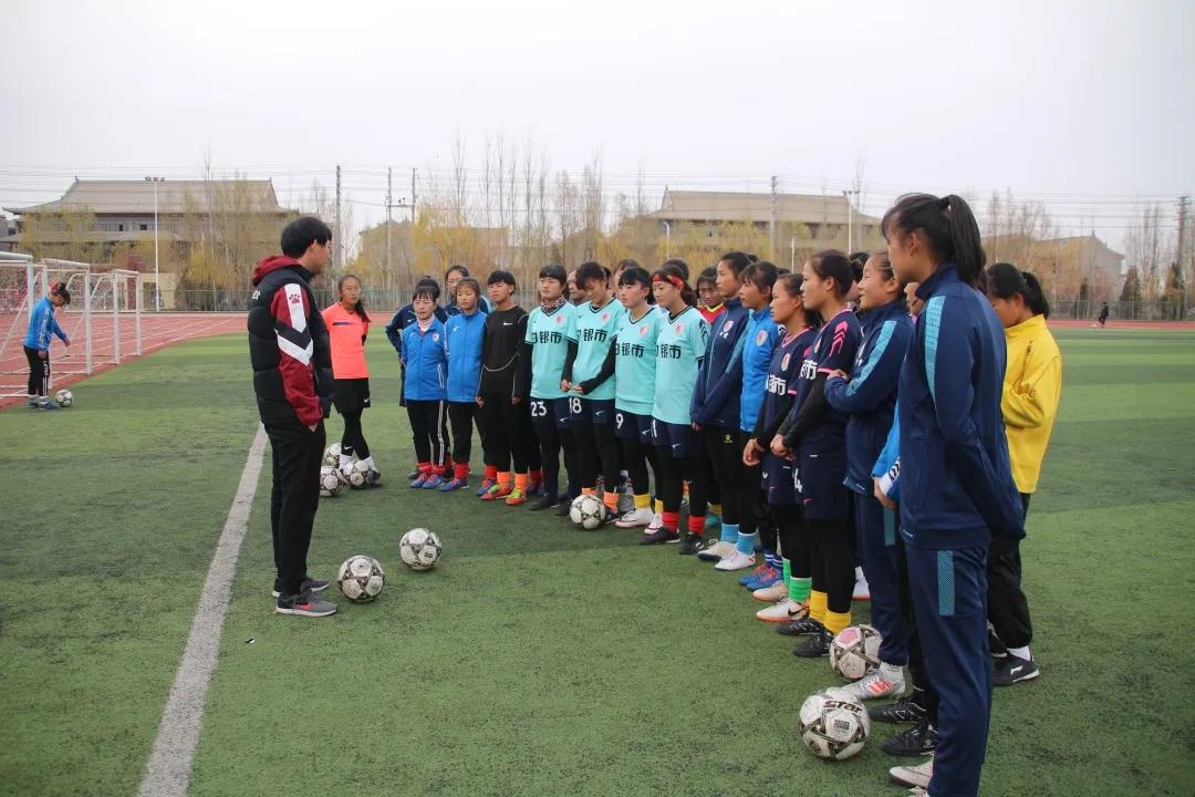 靖远四中女足队,白银市靖远师范女足