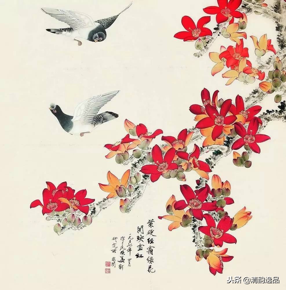 中国工笔画教学课程,中国工笔画技法入门