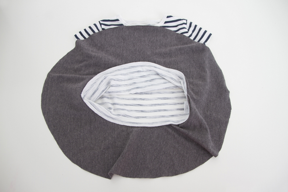 如何把t恤衫变短慢教程,t恤太长怎么能变短又好看