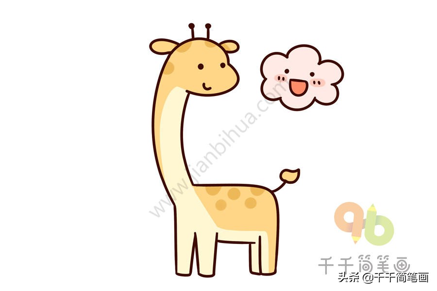 动物园里的动物简笔画简单又好看,各个国家的国宝动物小学生简笔画