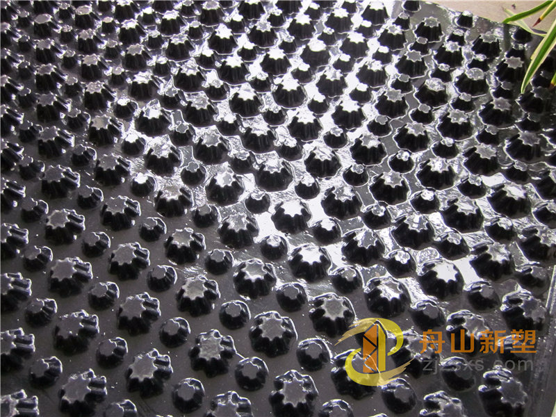 地下室顶板塑料排水板,地库顶板pvc排水板