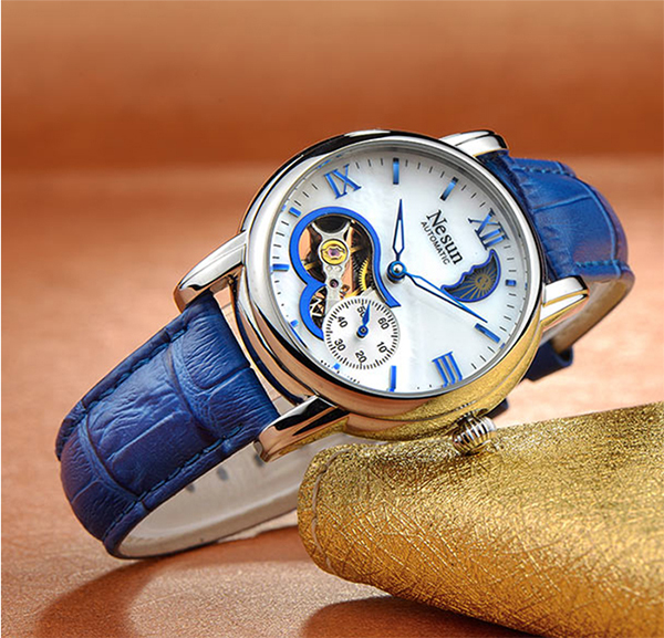 nesun手表表带怎么拆卸,nesun机械表带