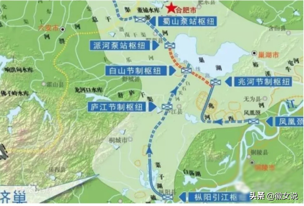合肥通江达海路线怎么走,合肥通江达海