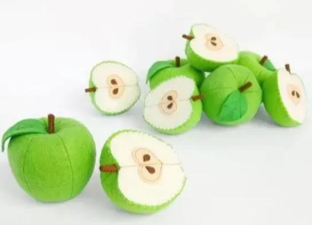 不织布幼儿手工蔬菜,不织布幼儿手工图片