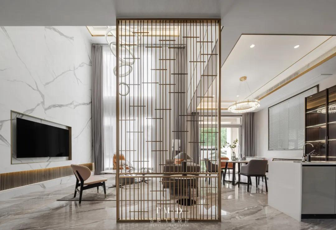 中式6层豪华顶级别墅,6层楼的现代风格别墅