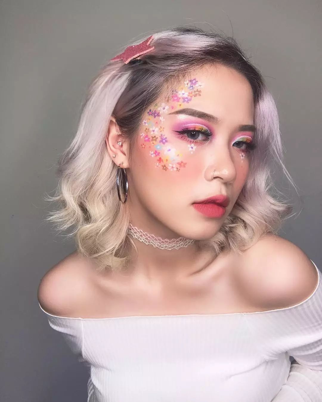 越南网红小姐姐妆容,越南ins小姐姐化妆