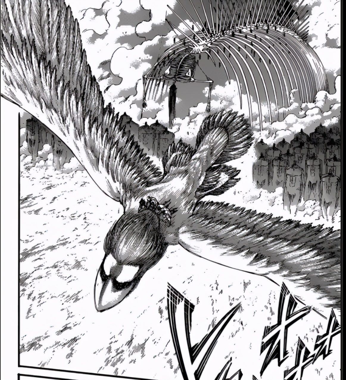 进击的巨人135话，历代九大巨人登场，三笠开启战神模式