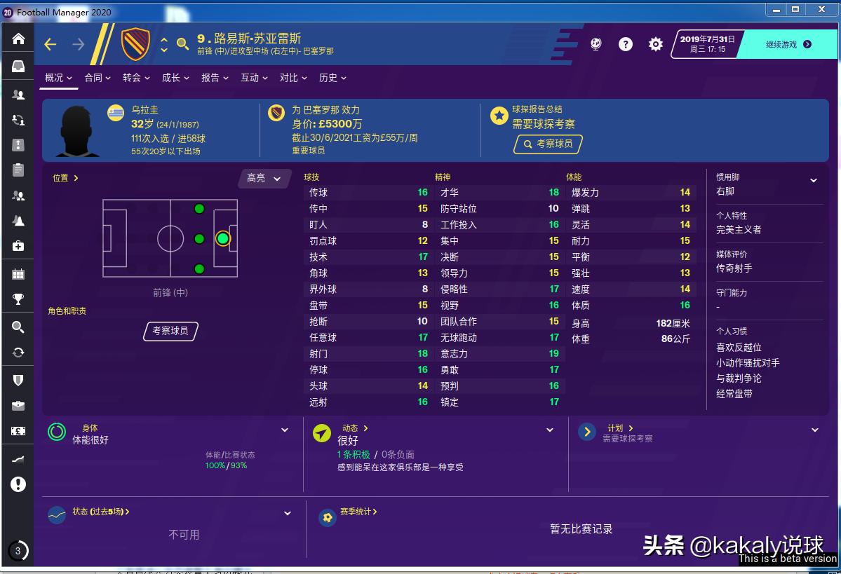 足球经理2021十大妖人,足球经理2015各位置最强球员