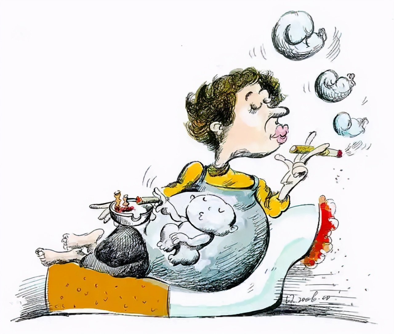 没戒烟还吃了感冒药意外怀孕,没戒烟酒意外怀孕