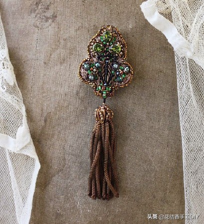 珠绣刺绣图案,像十字绣一样的珠绣