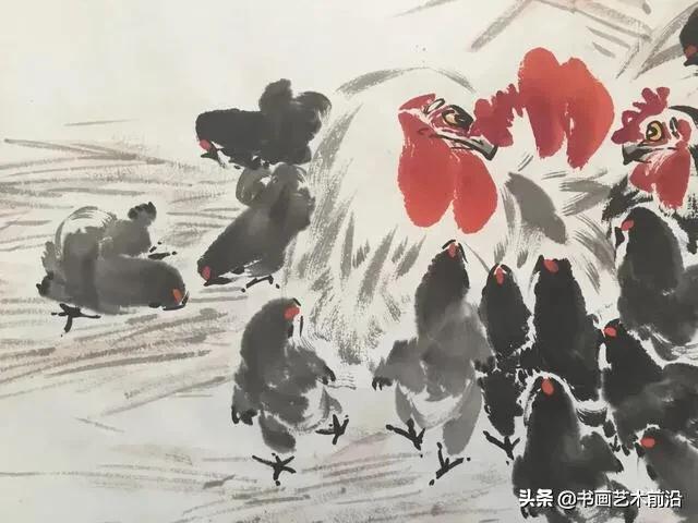 墨豪国画小鸡,墨豪画鸡创作过程