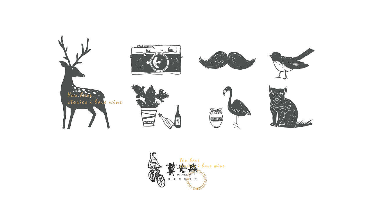 文艺风格餐厅,让餐厅充满了一种复古的气息