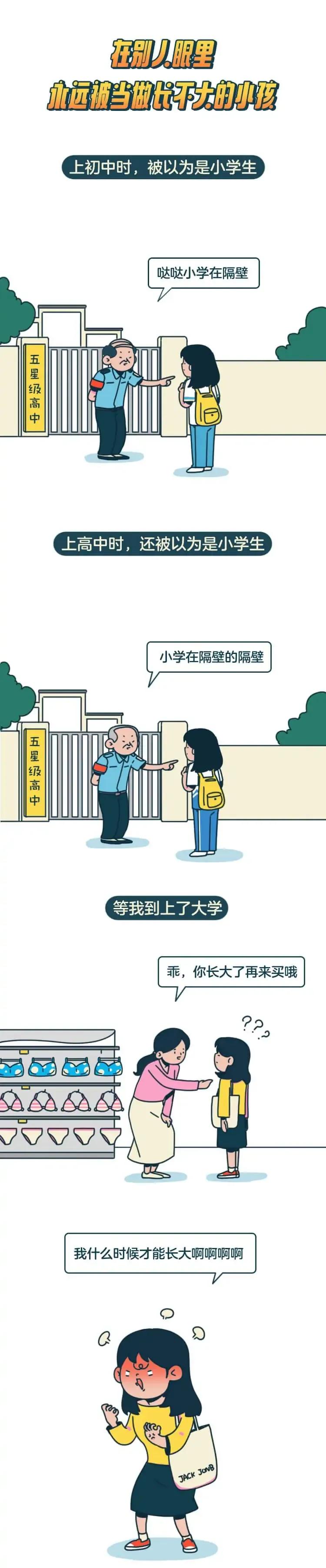 长得显小是一种什么体验漫画,长得显小是种什么体验