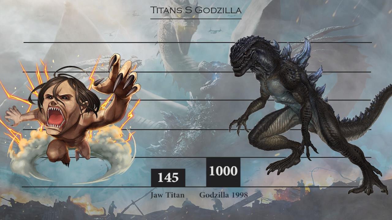 进击的巨人单挑哥斯拉,进击的巨人挑战哥斯拉谁能赢