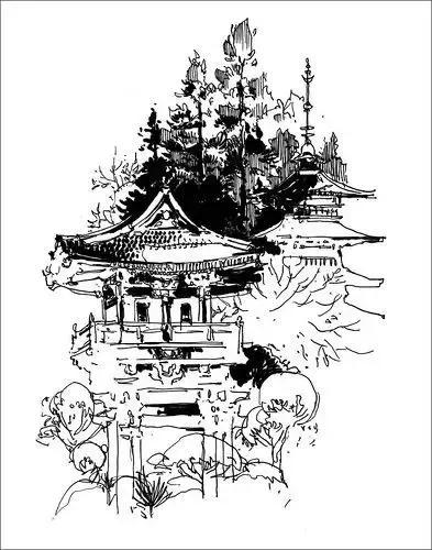 风景速写的好处,风景速写简单显高级